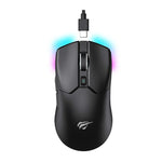 Havit Gamenote MS974WB Tri‑Mode RGB Wireless Gaming Mouse – Black