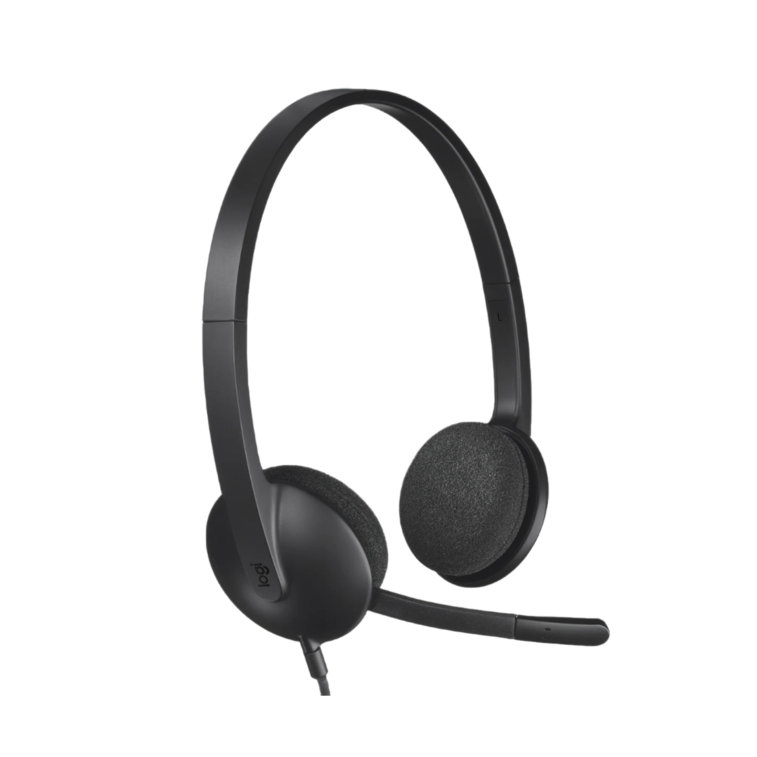 Logitech H340 USB Computer Headset – Stereo Sound with Noise-Canceling Microphone
