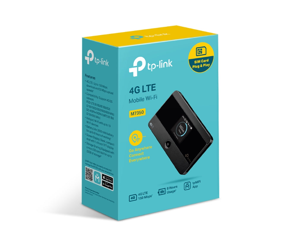 TP-Link M7350 – 4G LTE Mobile Wi-Fi Router