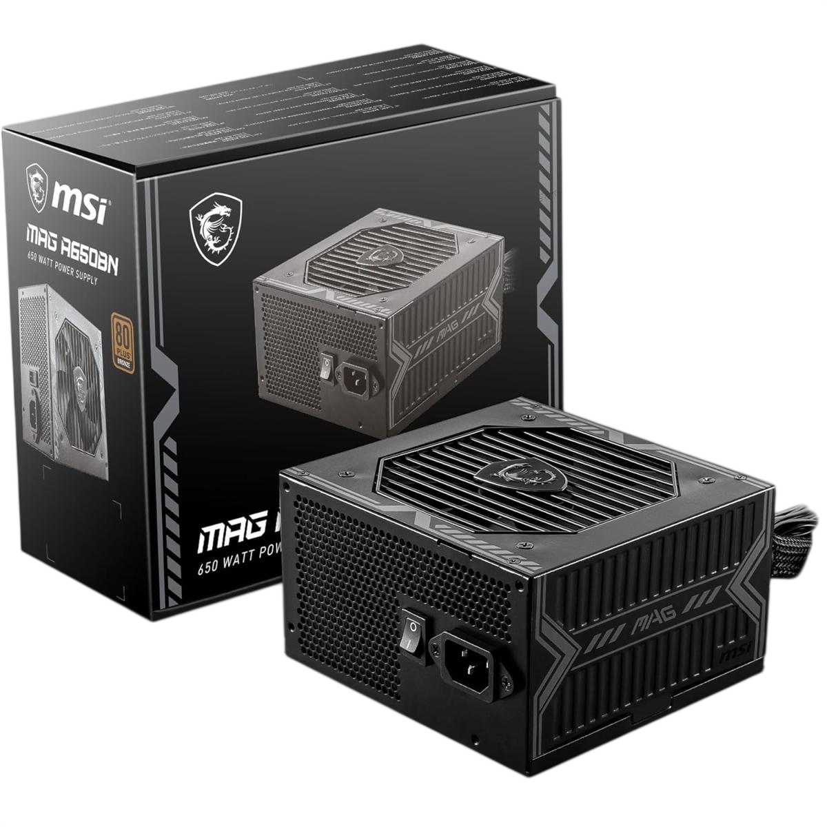 MSI MAG A650BN 650W BRONZE POWER SUPPLY