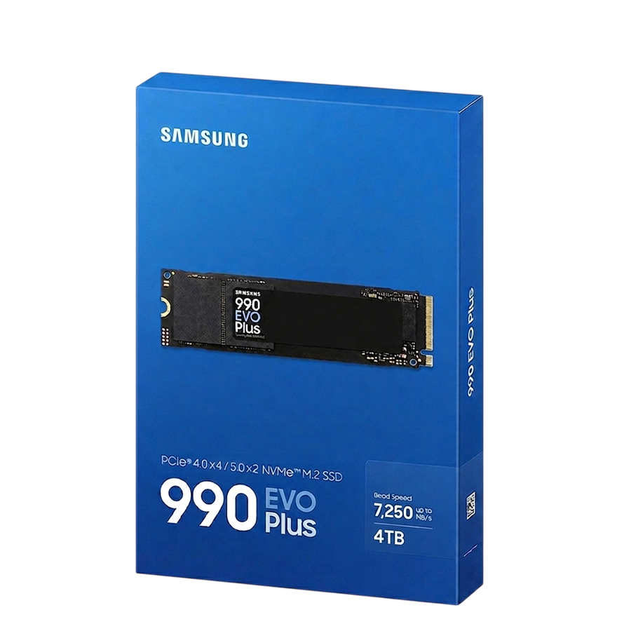 Samsung 4TB 990 EVO Plus PCIe 4.0 NVMe M.2 SSD