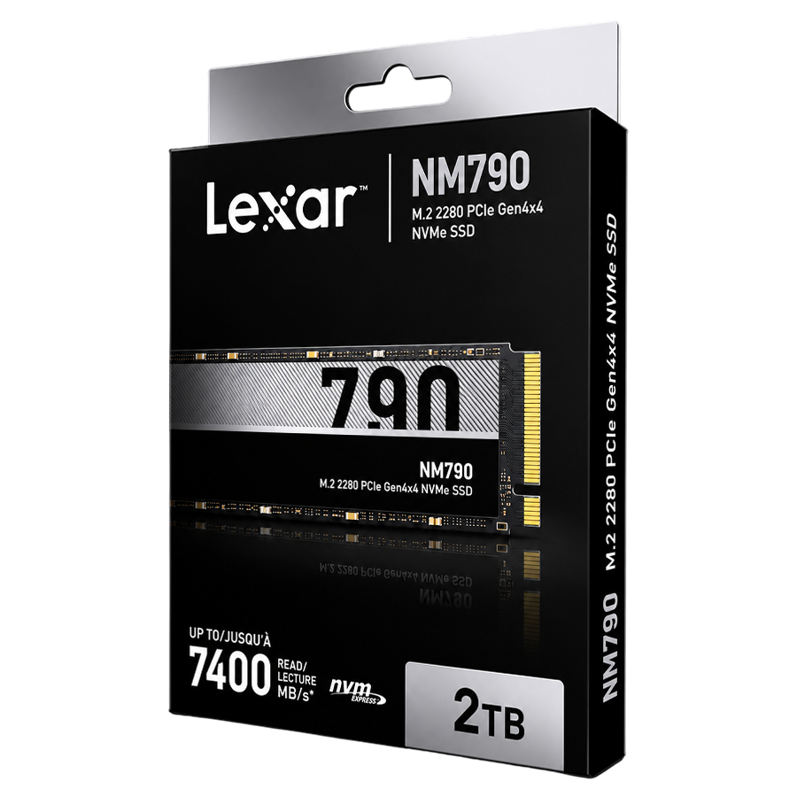 Lexar NQ790 2TB M.2 NVMe SSD PCIe Gen4x4 – High-Speed 7400MB/s