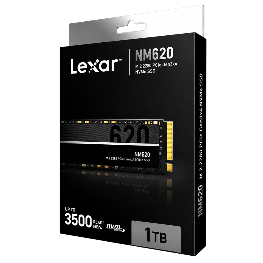 LEXAR NM620 1TB M.2 2280 PCIe Gen 3×4 NVMe SSD