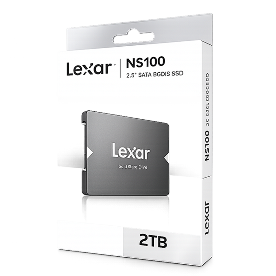 Lexar NS100 2TB SSD – 2.5” SATA III (6Gb/s) Solid State Drive