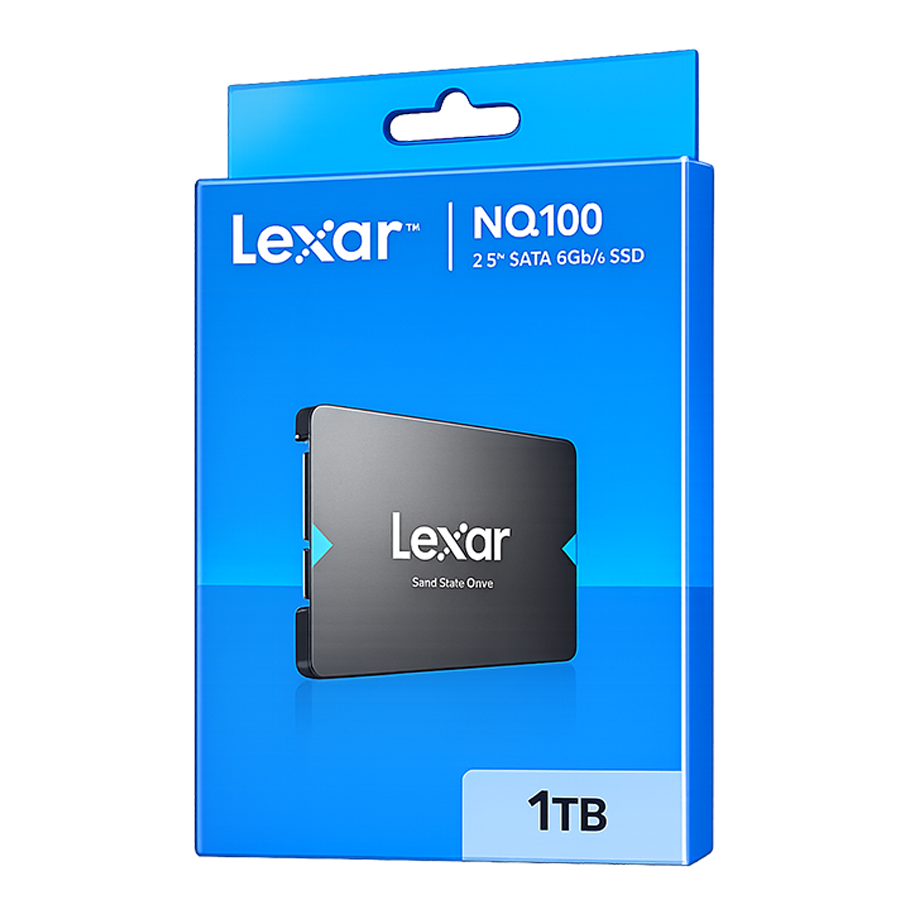 Lexar NQ100 1TB SSD – 2.5” SATA III (6Gb/s) Solid State Drive