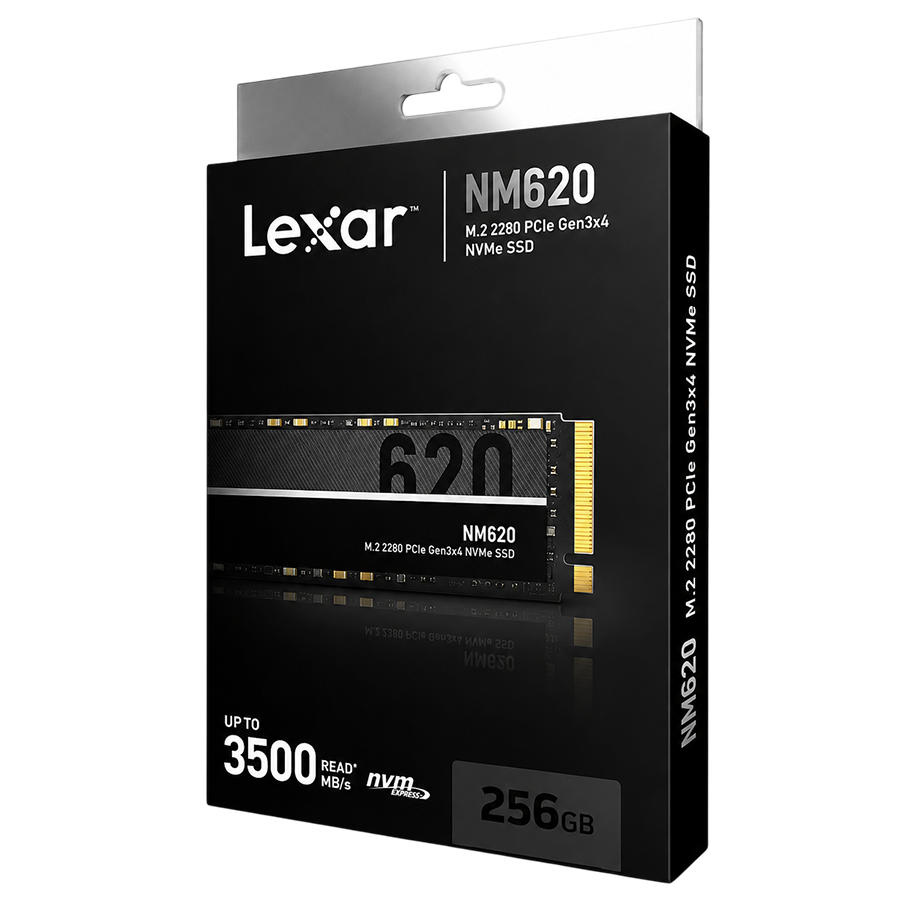 LEXAR NM620 256GB M.2 2280 PCIe Gen 3×4 NVMe SSD