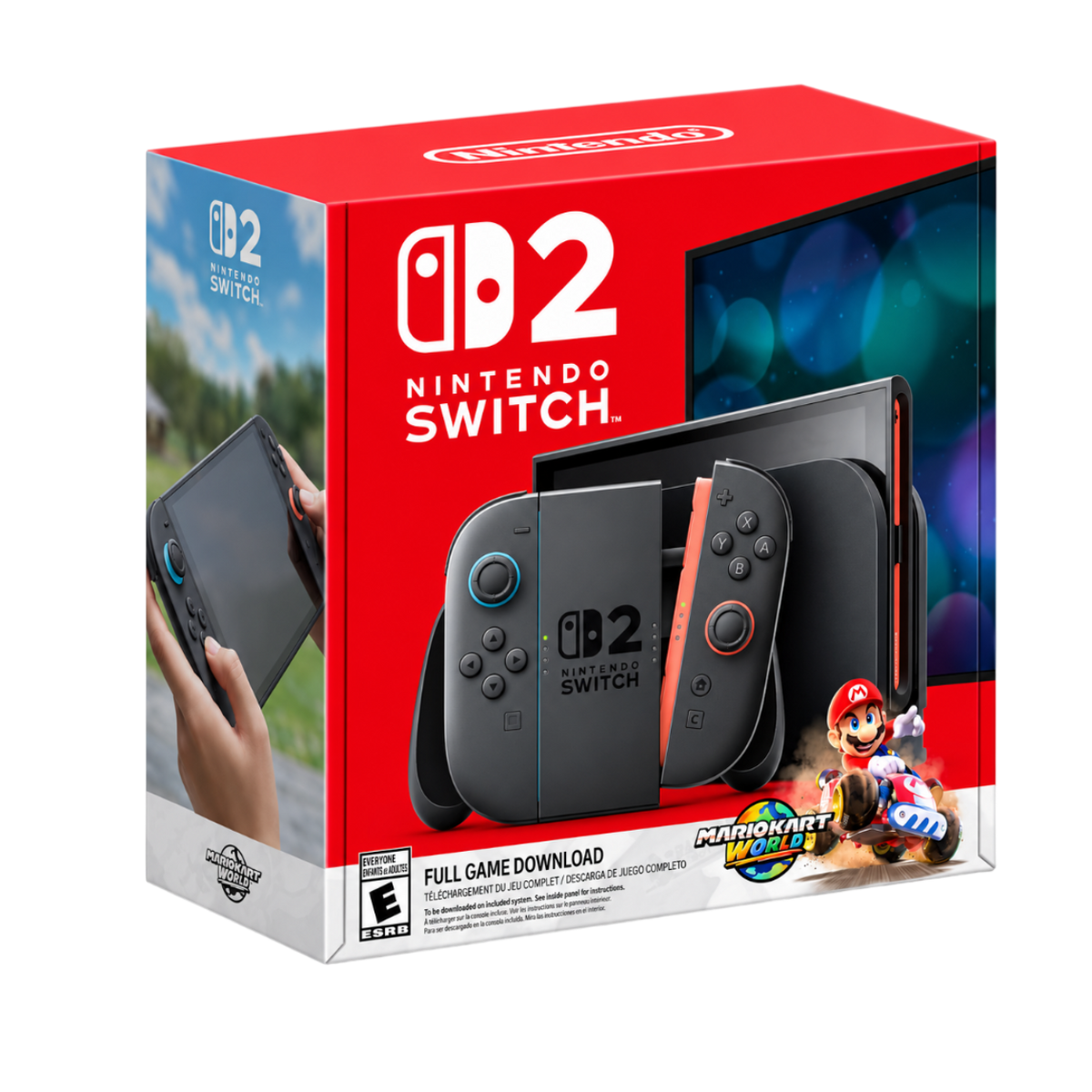 Nintendo Switch 2 Gaming Console 256GB | 7.9-Inch Full HD 120Hz HDR10 Display | 4K TV Gaming | Joy-Con 2 Controllers | Wi-Fi 6