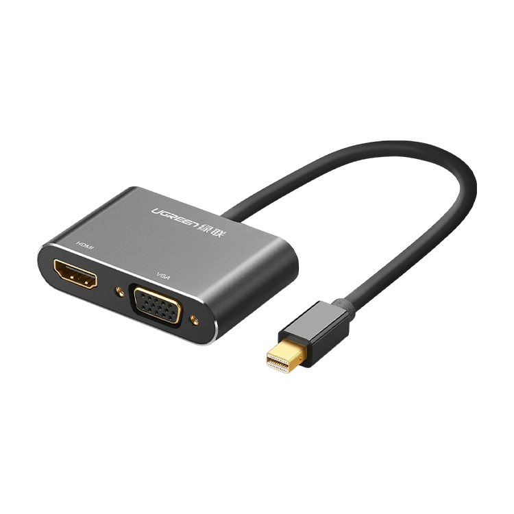 UGREEN Mini DisplayPort to HDMI + VGA Converter – Model 20422