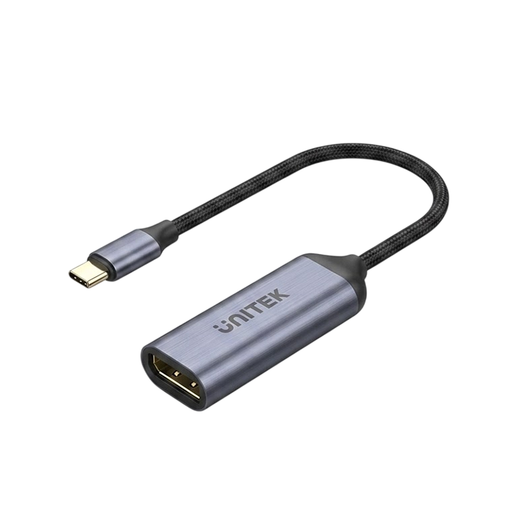 UNITEK USB-C to DisplayPort 1.4 Adapter – 4K@144Hz, HDR, USB4 & Thunderbolt 3/4 Compatible (V1415A)