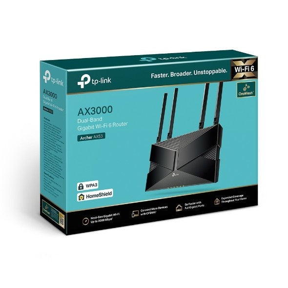 TP-Link Archer AX53 AX3000 Dual-Band Wi-Fi 6 Router