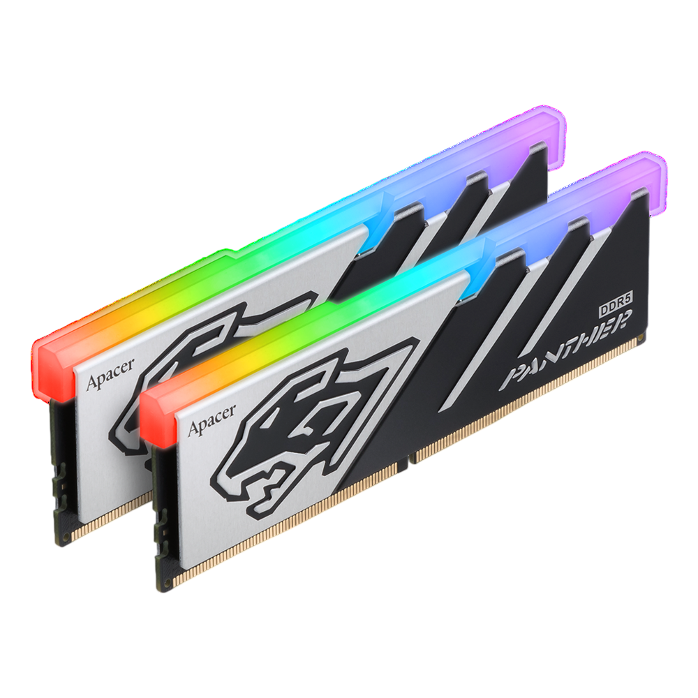 Apacer Panther RGB 32GB (2x16GB) DDR5 6000MHz CL38 Desktop Memory Kit