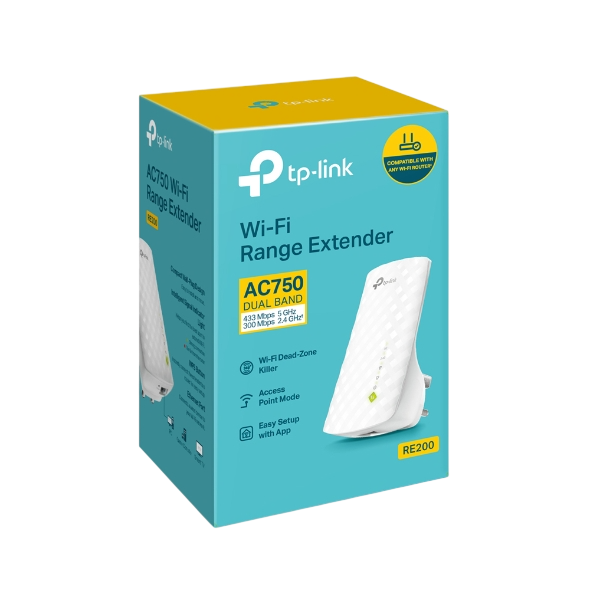 TP‑Link RE200 AC750 Wi‑Fi Range Extender