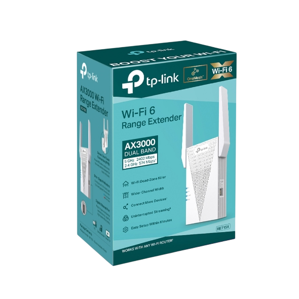 TP-Link RE715X AX3000 Wi-Fi 6 Range Extender