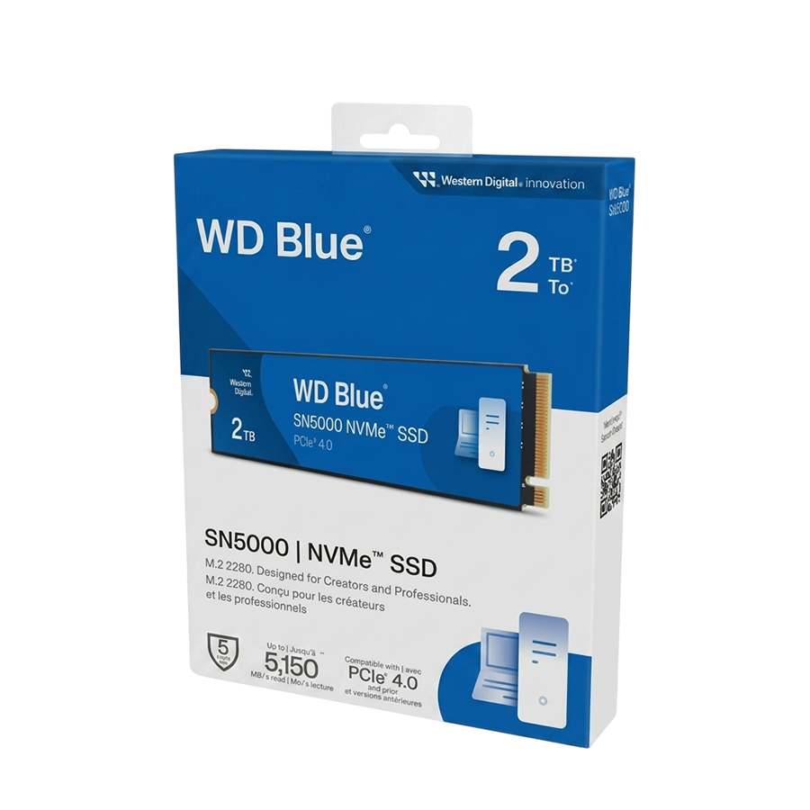 WD SN5000 2TB NVMe SSD – M.2 PCIe 4.0 High-Speed Internal Storage