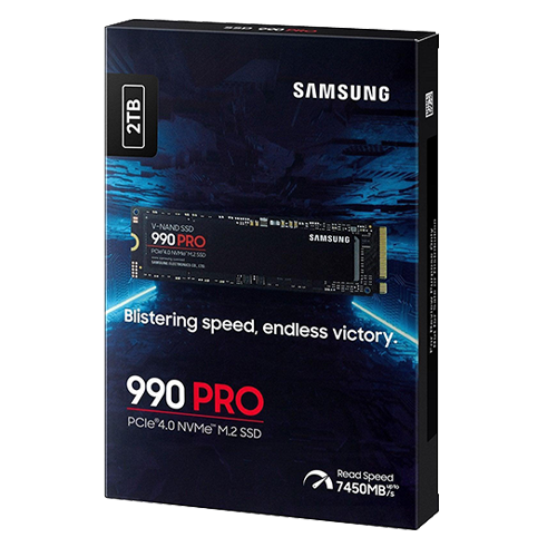 Samsung 990 Pro 2TB PCIe® 4.0 NVMe® M.2 SSD