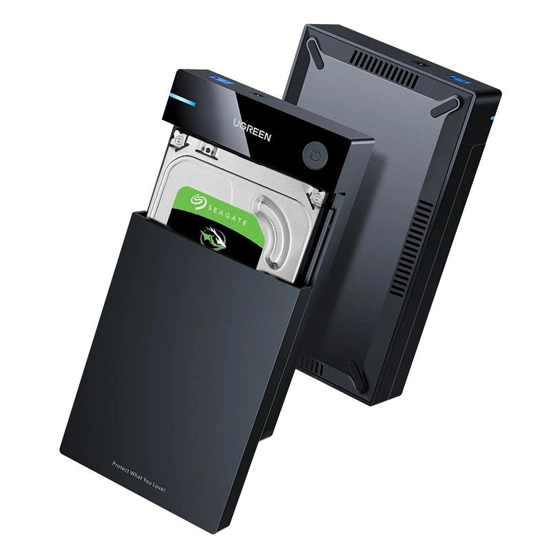 UGREEN USB 3.0 to 3.5" SATA External Hard Drive Enclosure – US222 (P/N 50424)