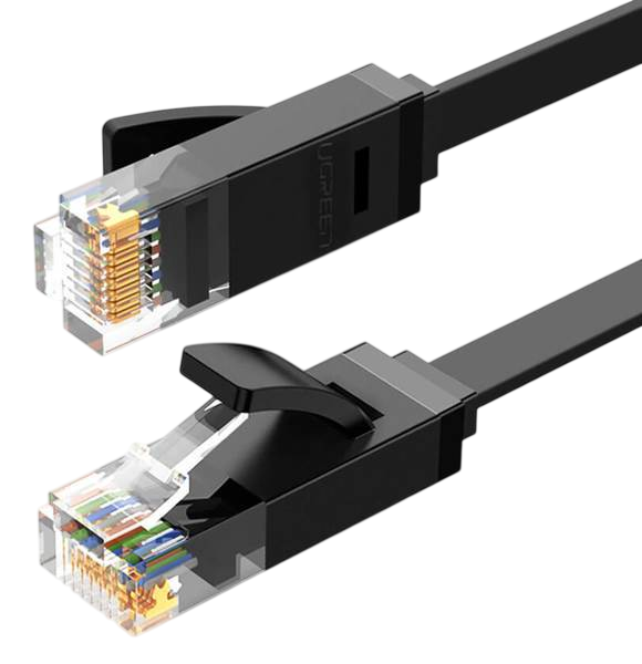 UGREEN CAT6 UTP LAN Cable Black – NW102 (0.5 Meter / 20158)