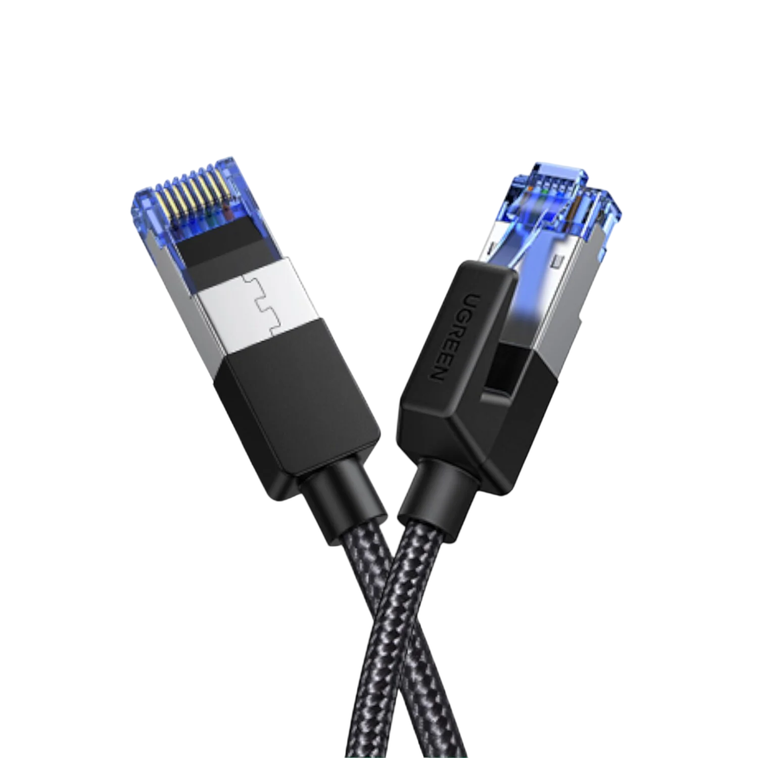 U GREEN CAT8 PURE COPPER ETHERNET CABLE BRAIDED 15MTR BLACK NW15330799