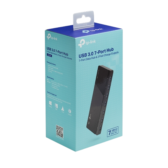 TP-Link UH700 USB 3.0 7-Port Hub – 7 Data Ports & 3 Fast-Charge Outputs