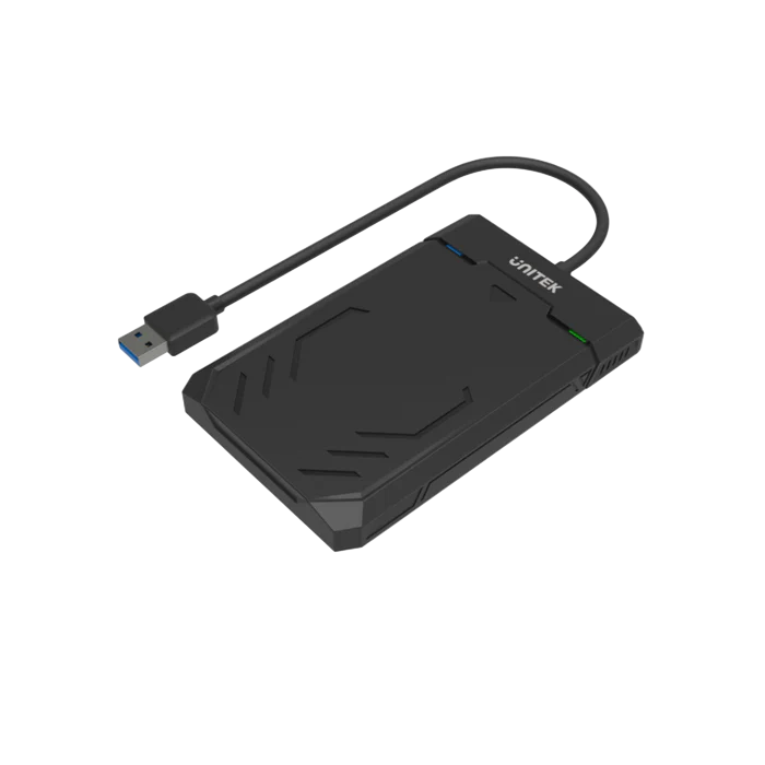 UNITEK DiskGuard Raiden 2.5" USB-A to SATA6G HDD & SSD Enclosure – 5Gbps & UASP (Y-3036)