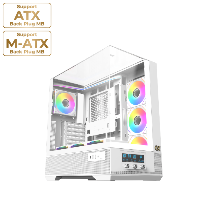XIGMATEK Vision Arctic – ATX Mid-Tower PC Case