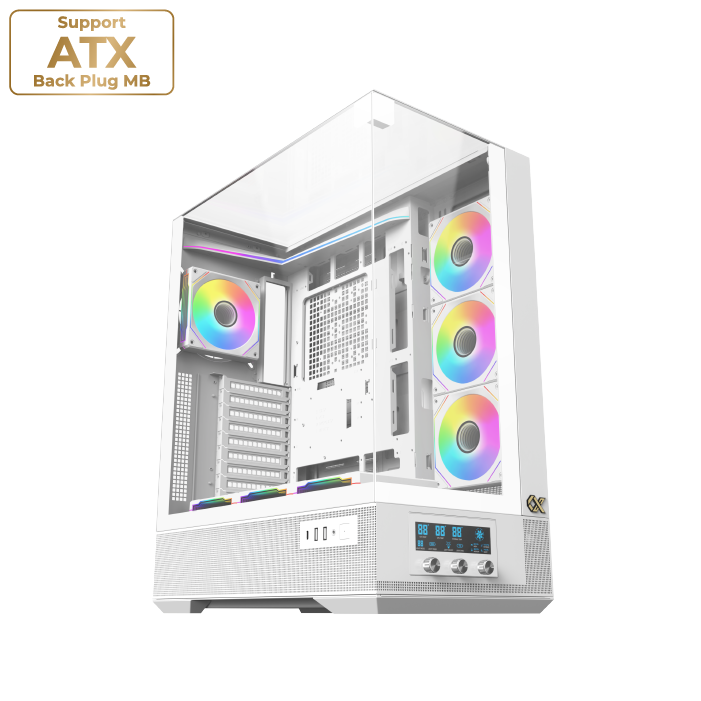 XIGMATEK Vision Pro Arctic – ATX Mid-Tower PC Case