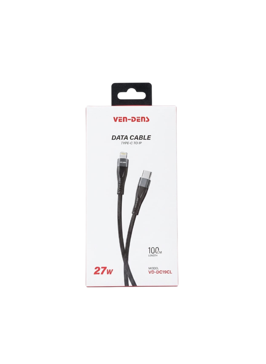 VEN-DENS VD-DC19CL USB-C to Lightning Cable – Fast Charging & High-Speed Data Sync Cable