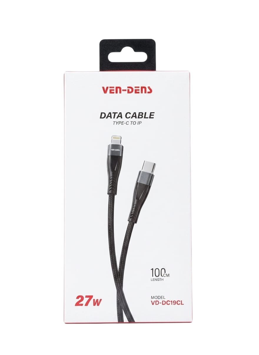 VEN-DENS VD-DC19CL USB-C to Lightning Cable – Fast Charging & High-Speed Data Sync Cable