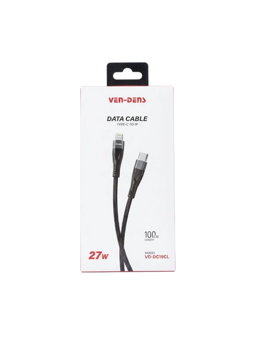 VEN-DENS VD-DC19CL USB-C to Lightning Cable – Fast Charging & High-Speed Data Sync Cable