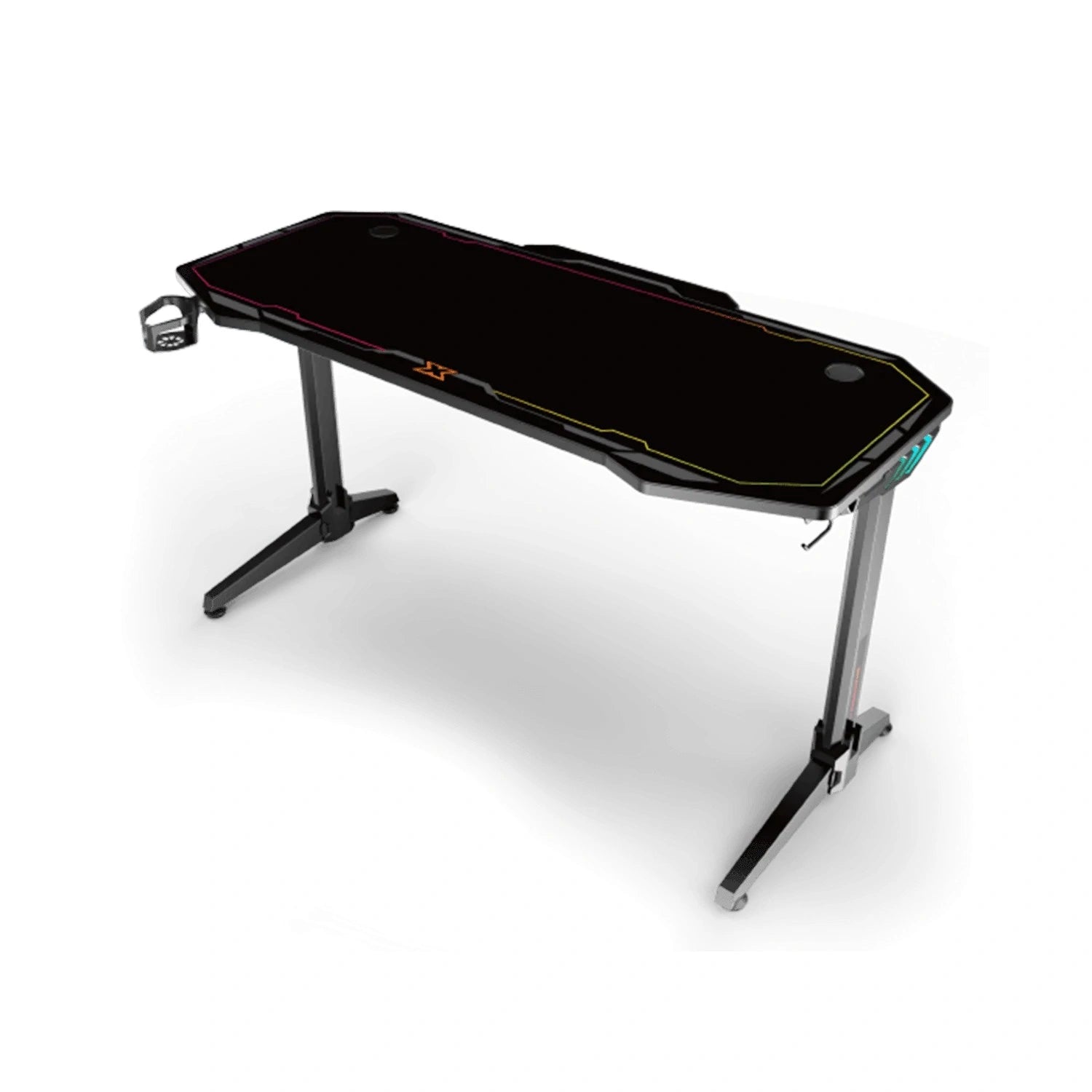 Xigmatek Apex Three RGB Gaming Desk – Carbon Fiber Surface