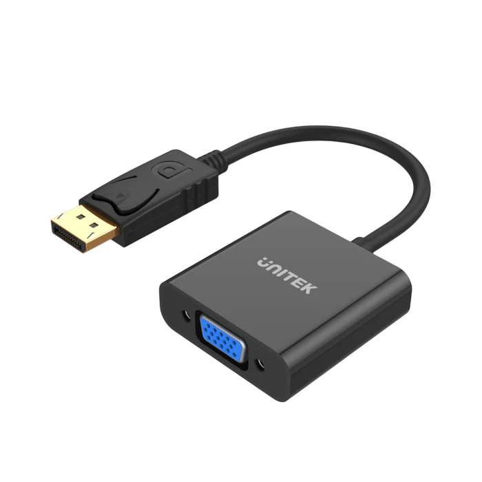 UNITEK DisplayPort to VGA Adapter – DP 1.1a to VGA, 1920×1200 (Y-5118E)