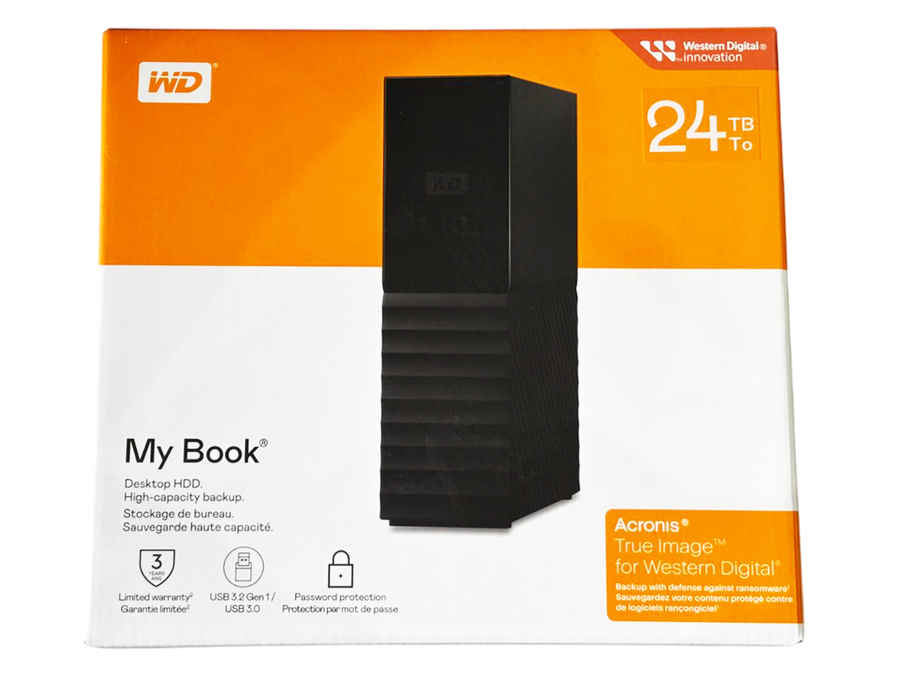 WD My Book 24TB Desktop External Hard Drive