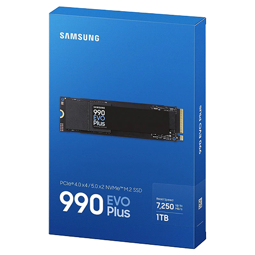 Samsung 1TB 990 EVO Plus PCIe 4.0 NVMe M.2 SSD