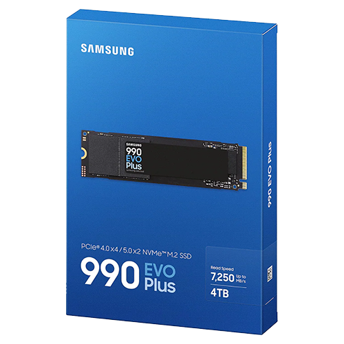 Samsung 4TB 990 EVO Plus PCIe 4.0 NVMe M.2 SSD