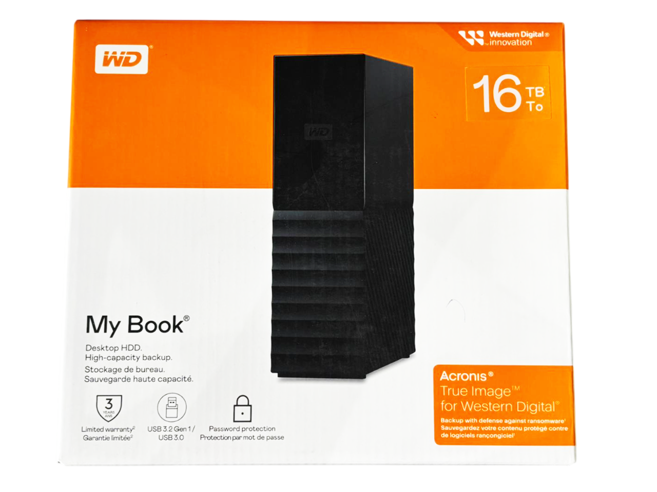 WD My Book 16TB Desktop External Hard Drive