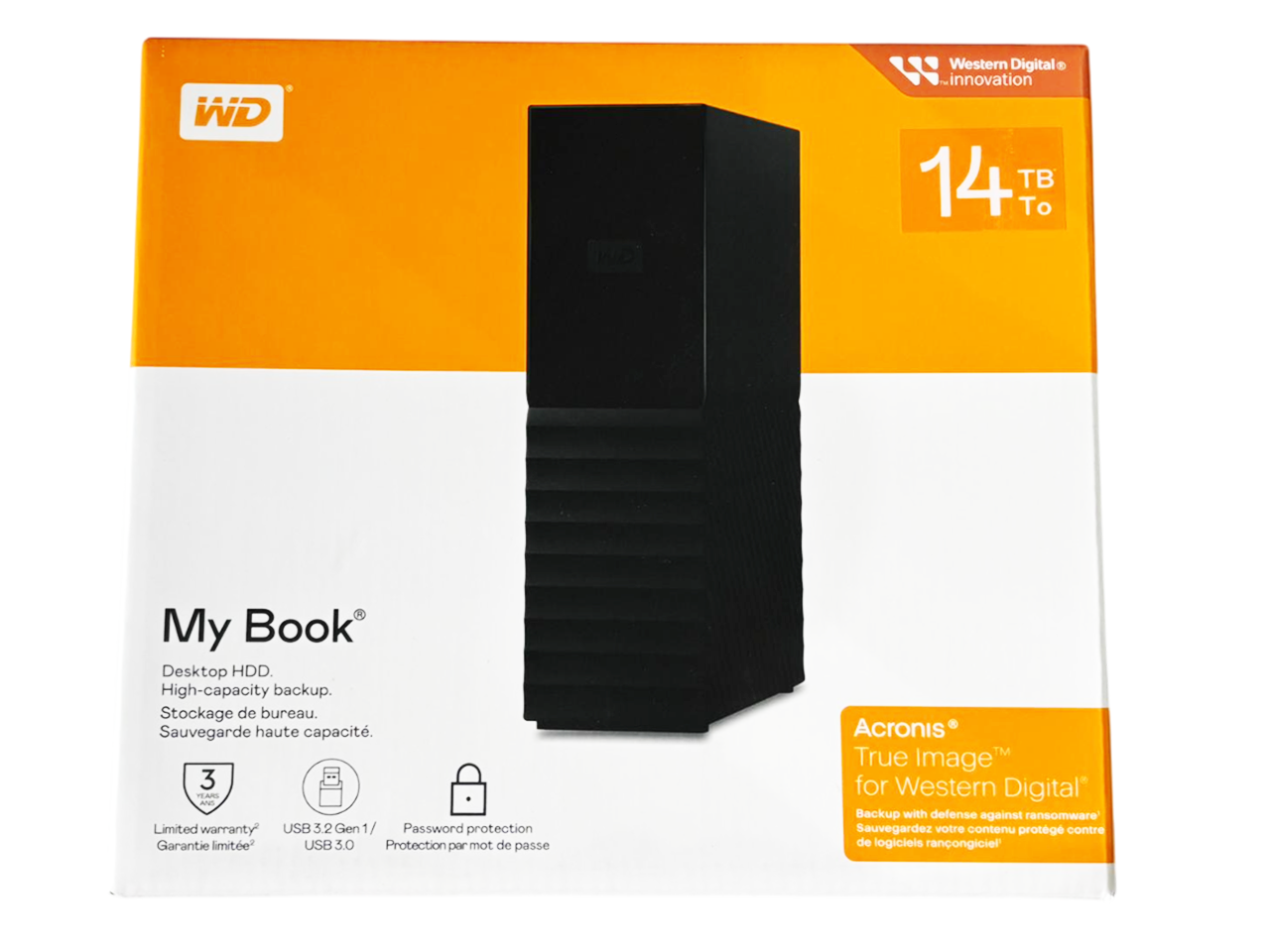 WD My Book 14TB Desktop External Hard Drive