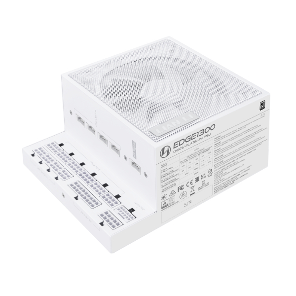LIAN LI EDGE 1300W 80 Plus Platinum Fully Modular White Power Supply