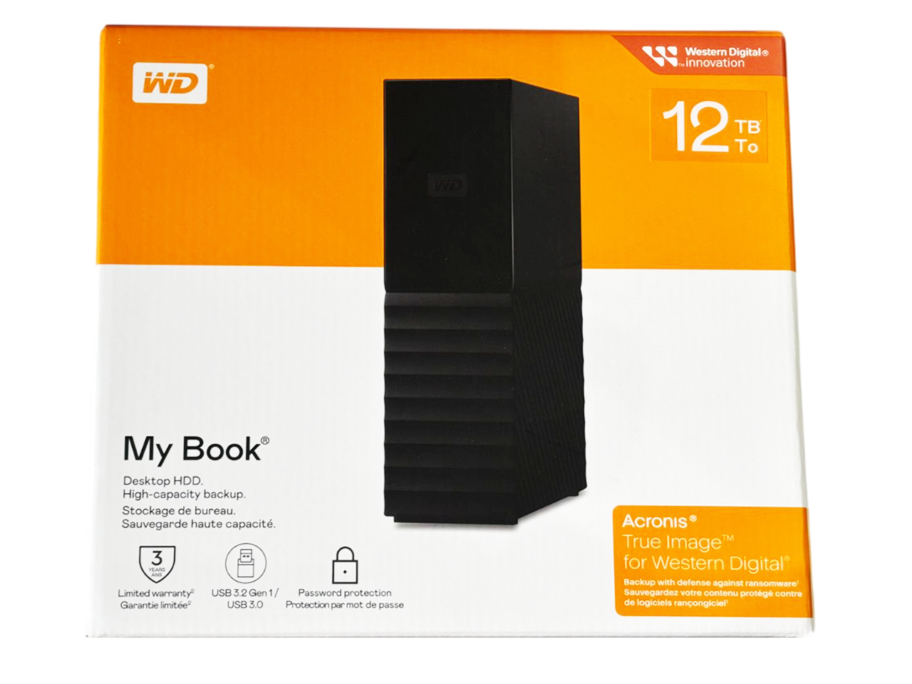 WD My Book 12TB Desktop External Hard Drive
