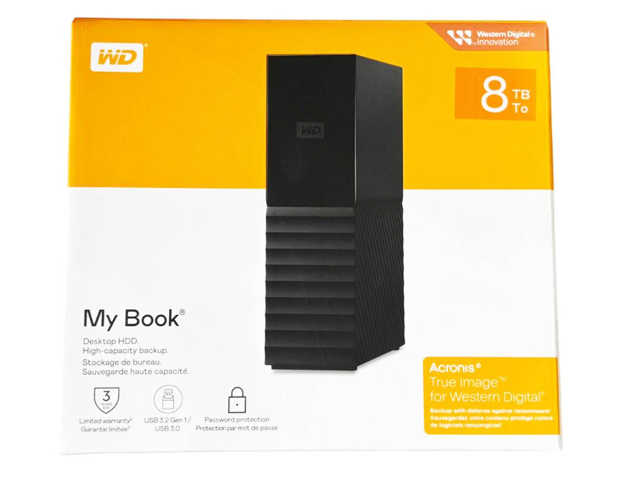 WD My Book 8TB Desktop External Hard Drive