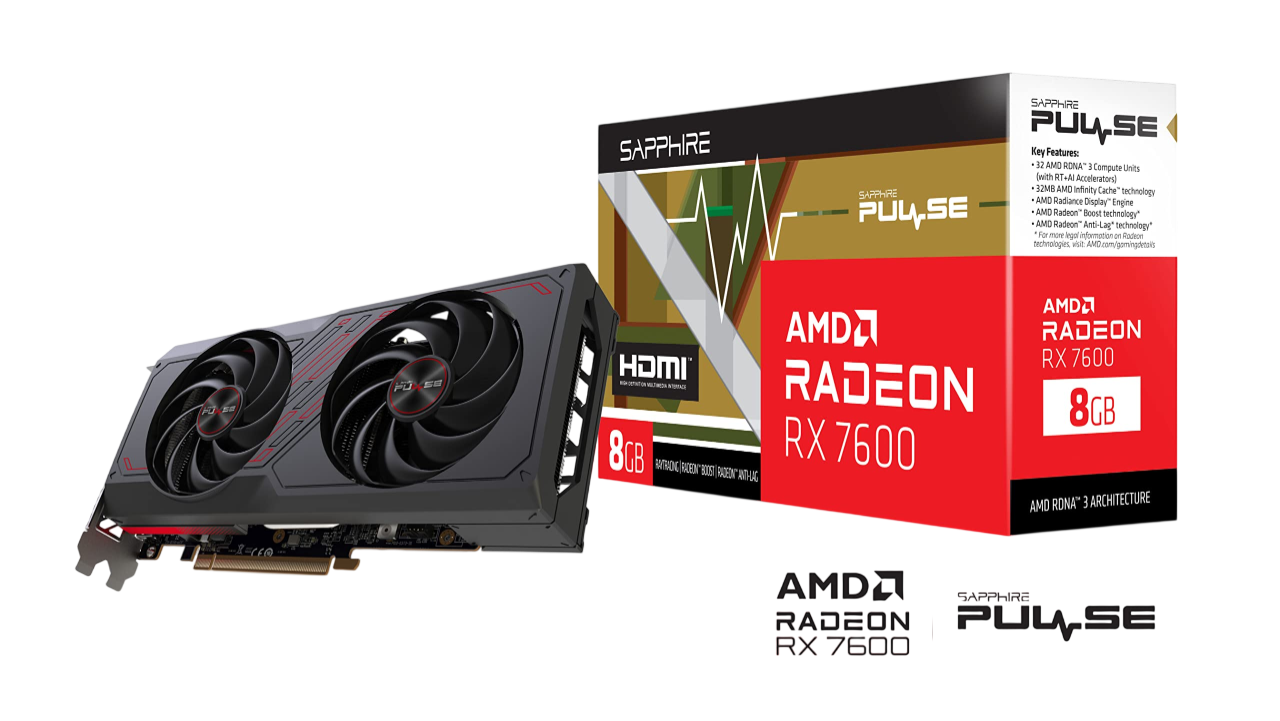 Sapphire Pulse AMD Radeon™ RX 7600 8GB – High-Performance Gaming GPU