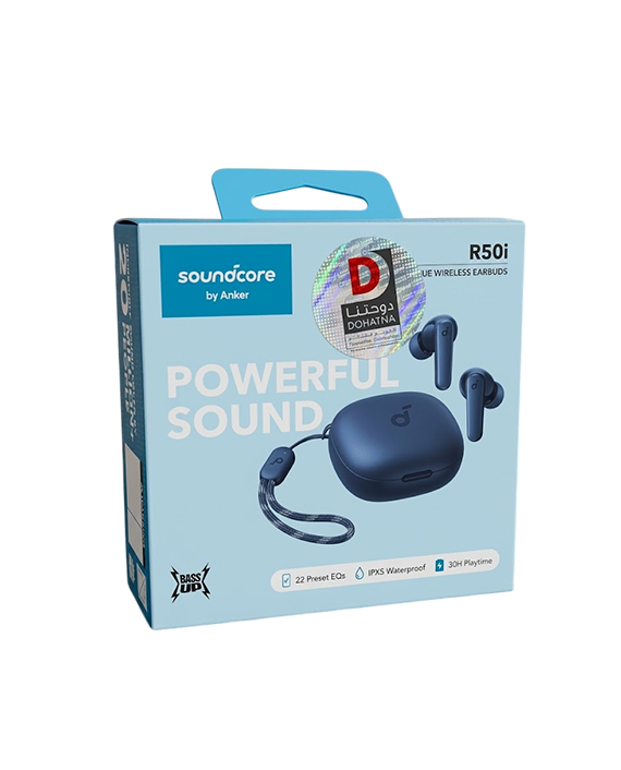 Anker Soundcore R50i True Wireless Earbuds – Blue