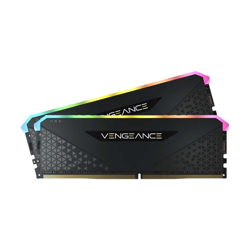 Corsair Vengeance RGB RS DDR4 16GB (2x8GB) 3600MHz CL18 Gaming RAM – Ryzen & Intel XMP Black