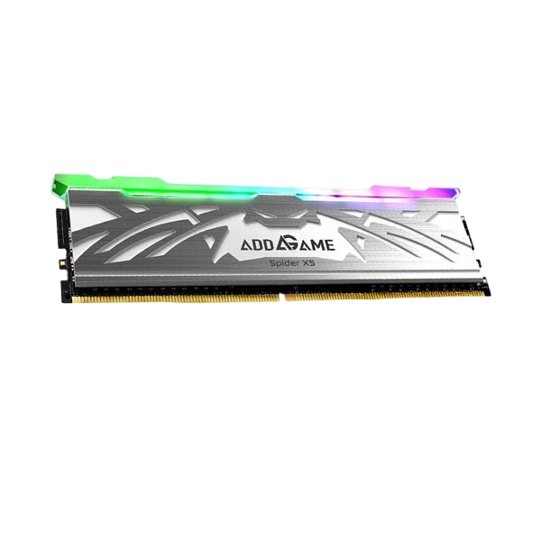 Addlink ADDGAME Spider X5 RGB 16GB DDR5 6400MT/s CL38 Memory Kit – Silver with Heatsink