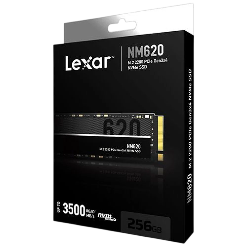 LEXAR NM620 256GB M.2 2280 PCIe Gen 3×4 NVMe SSD