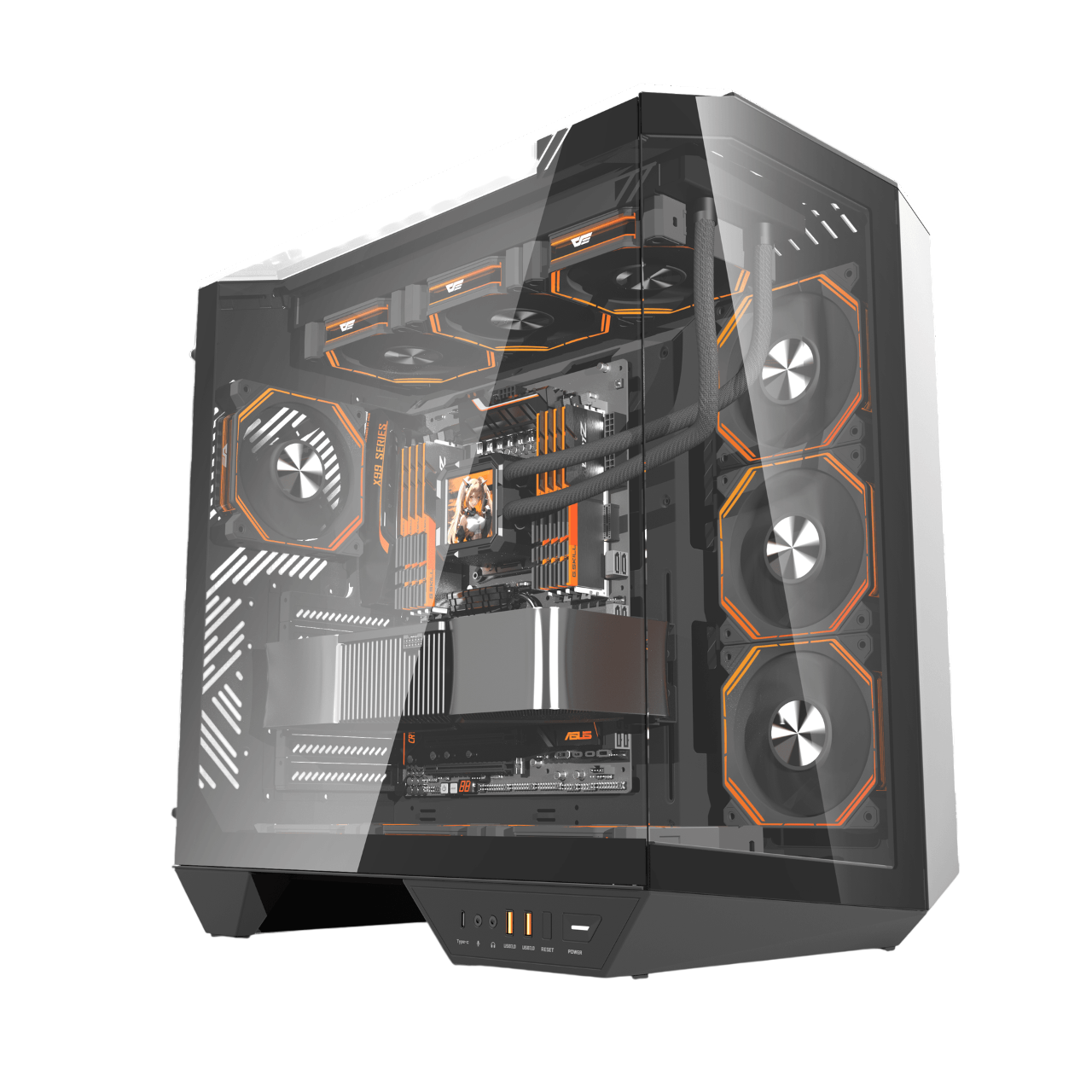 Ultimate Gaming & Creator PC – AMD Ryzen 9 9950X3D, ASUS TUF RTX 5070, 32GB DDR5, 4TB NVMe SSD