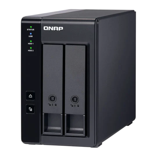 QNAP TR-002 2-Bay SATA HDD RAID Enclosure | 3.5" HDD Support | USB 3.2 External Storage