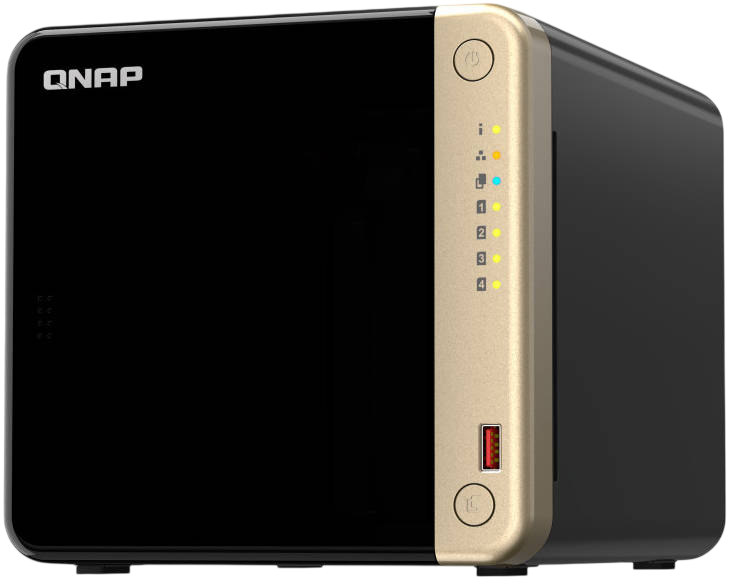 QNAP TS-464-8G 4-Bay Desktop NAS | Intel N5105 | 8GB RAM | RAID & High-Speed Network Storage