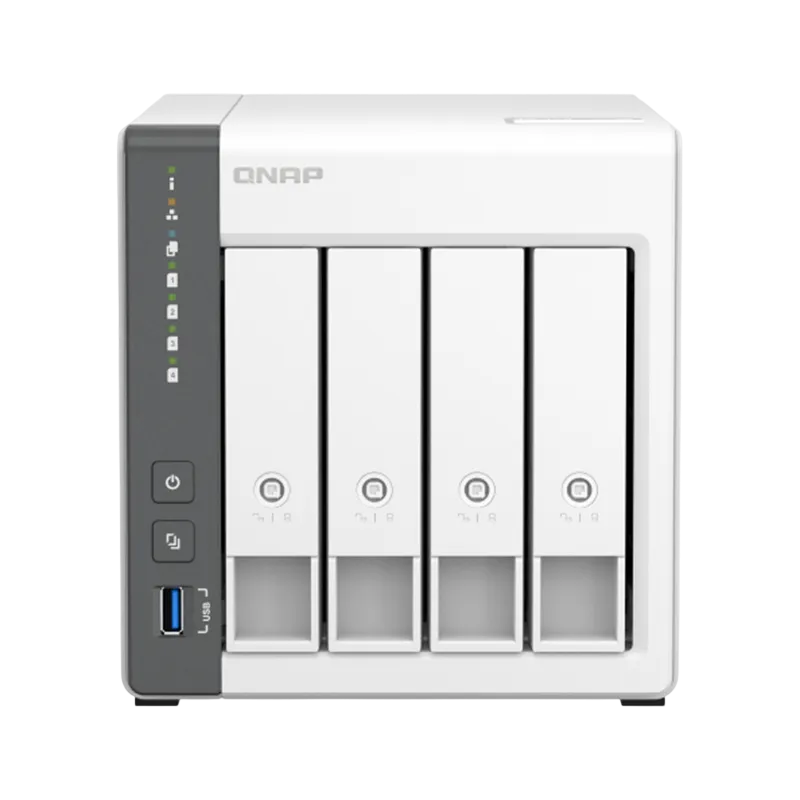 QNAP TS-433-4G 4-Bay NAS | ARM Quad-Core 2.0GHz | 4GB RAM | 4 × SATA Storage