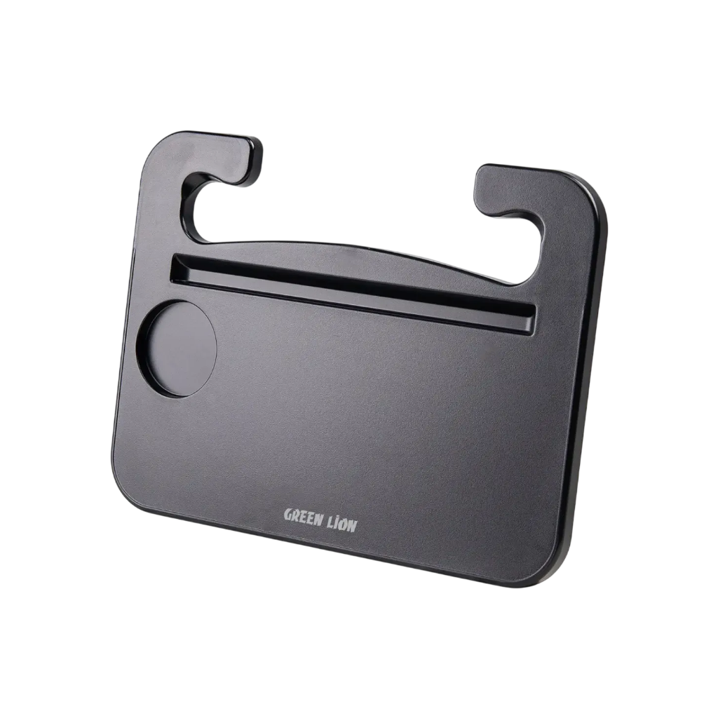 Green Lion Multi-Function Steering Wheel Tray – Black | Car Laptop & Food Table