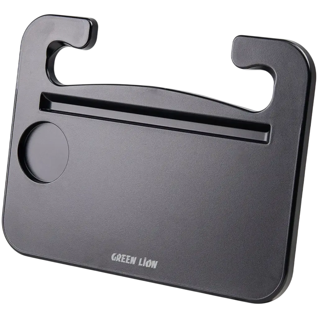 Green Lion Multi-Function Steering Wheel Tray – Black | Car Laptop & Food Table